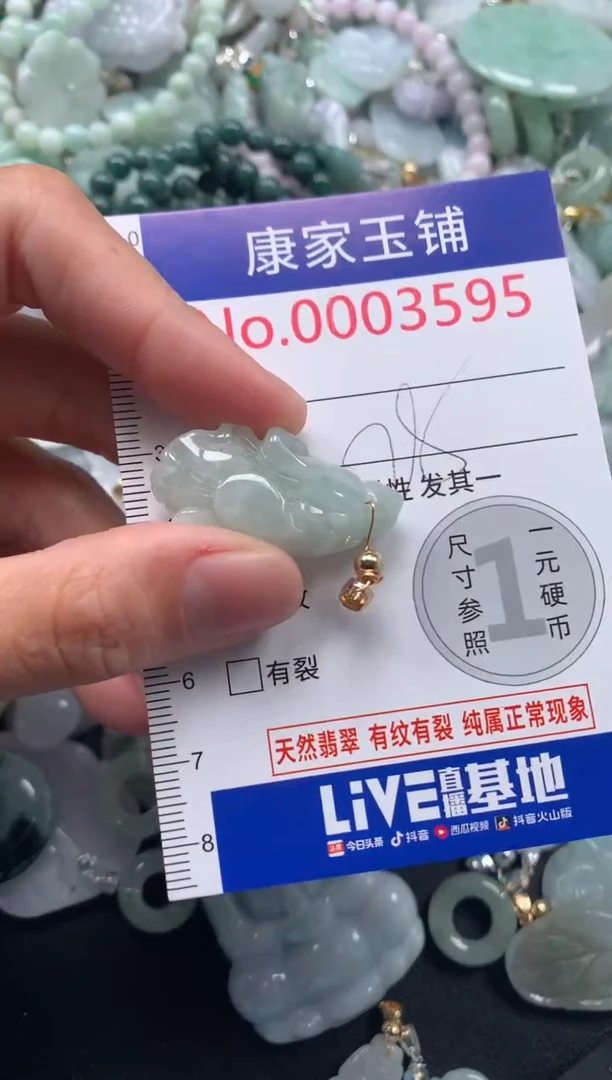 颈饰未镶嵌翡翠3595
