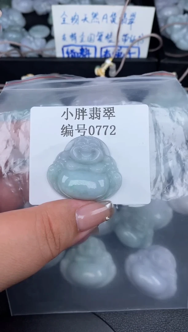 翡翠未镶嵌颈饰缅甸天然A货翡翠0772