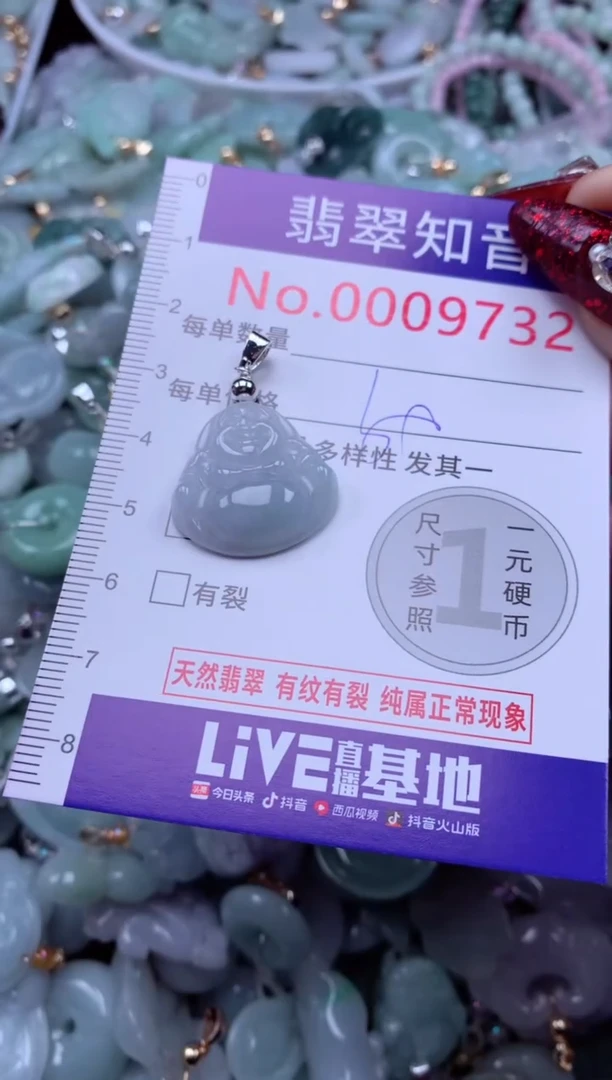 吊坠(不含链)未镶嵌翡翠9732