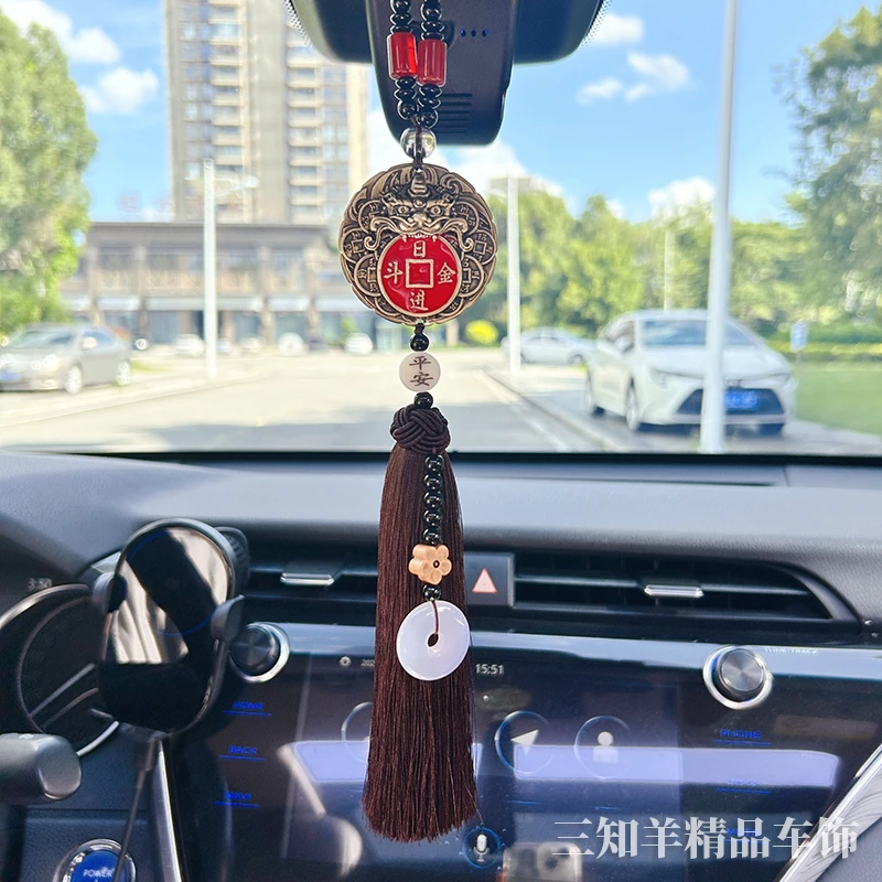 2025高档挂件 汽车挂件车载装饰品车内挂饰纯铜雕刻貔貅柿柿如意