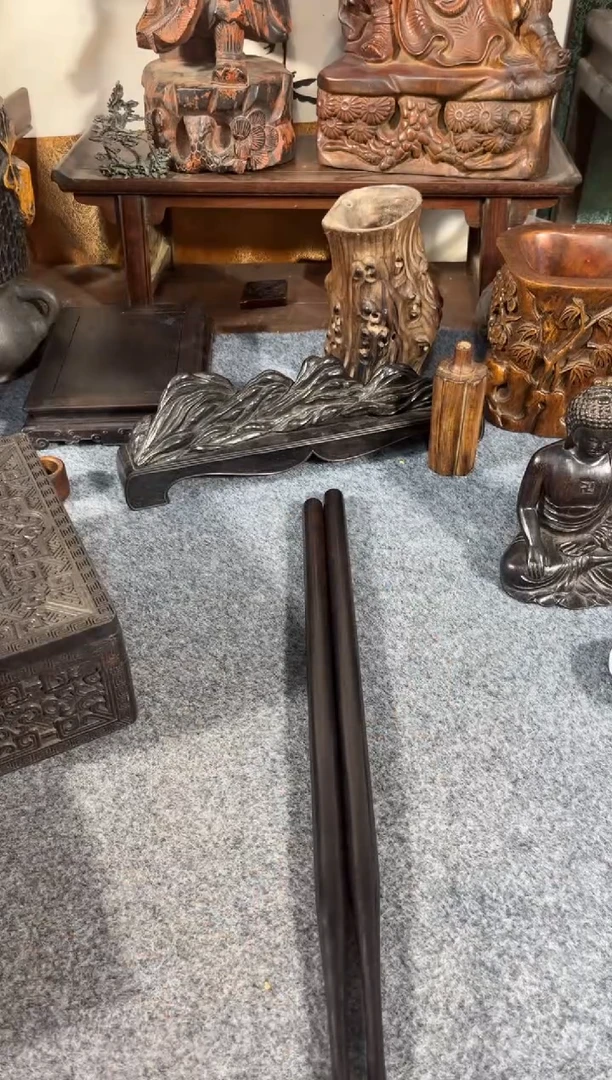 【闪购商品】贡木老五旧藏鼓槌一对