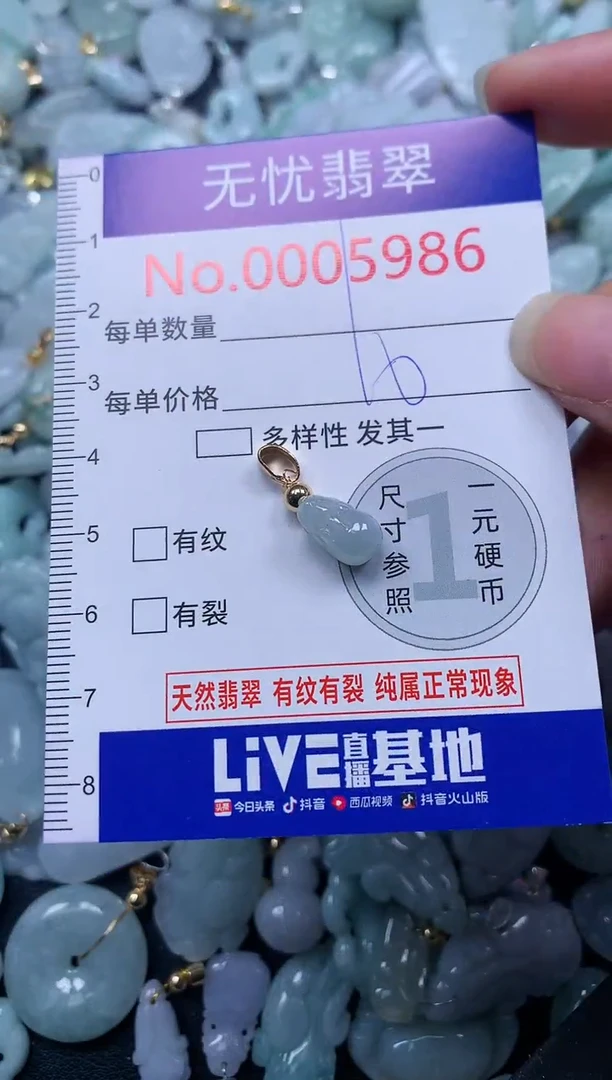 颈饰未镶嵌翡翠5986