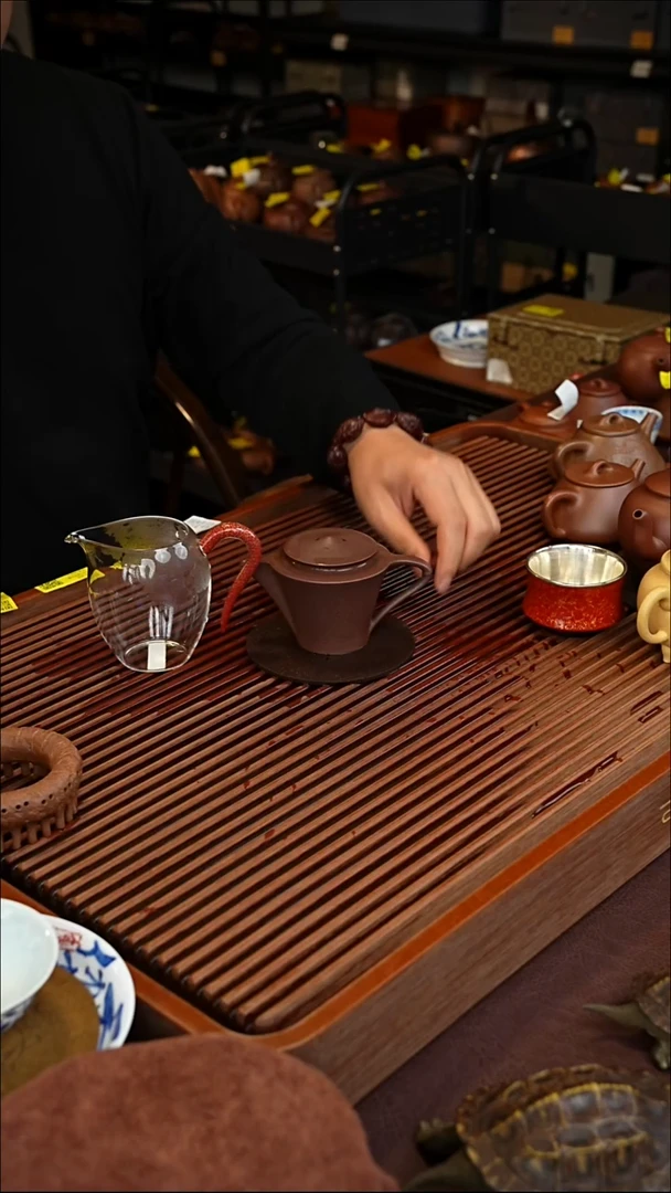 紫砂安排自慢堂公道杯佘永锋待渡紫砂壶