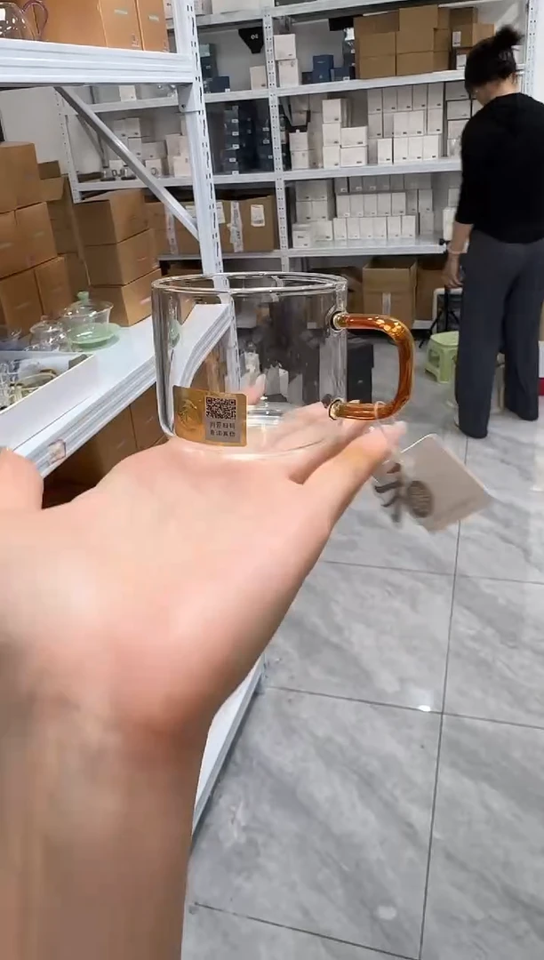 @@禾器晶彩清禾杯琥珀色一只（无盒）