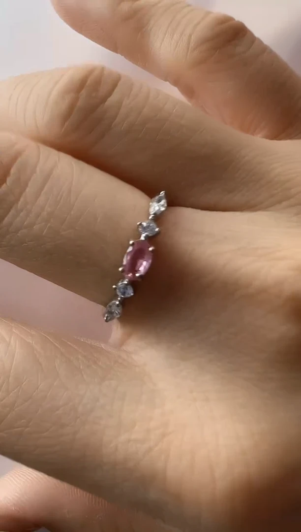 【闪购商品】蓝宝石戒指银S925镶嵌KT24023011