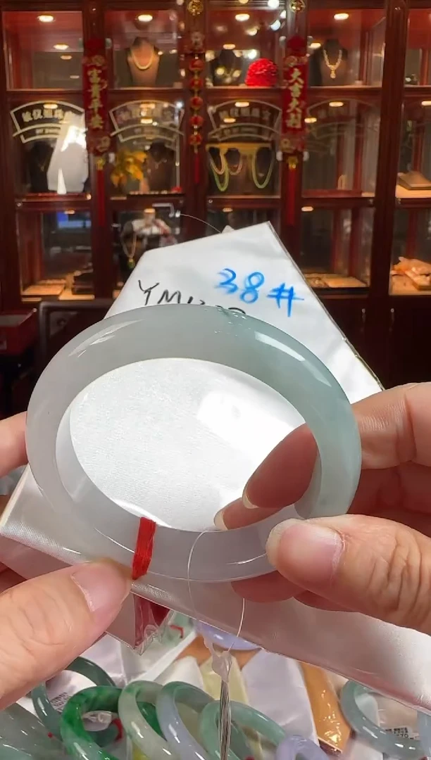 未镶嵌手镯翡翠58正圈YM1337(100元运营费