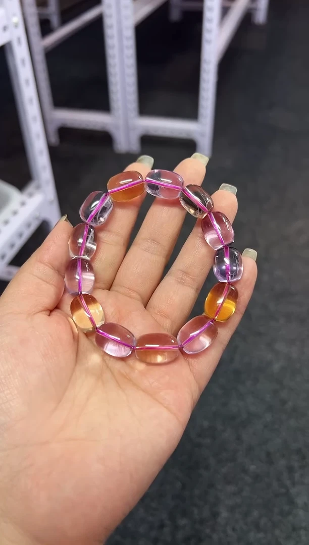 未镶嵌手串水晶紫黄晶手串        40-50g JP56090