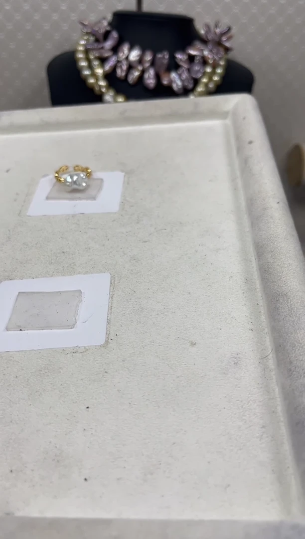戒指未镶嵌淡水珍珠【纯恬巴洛克珠宝】