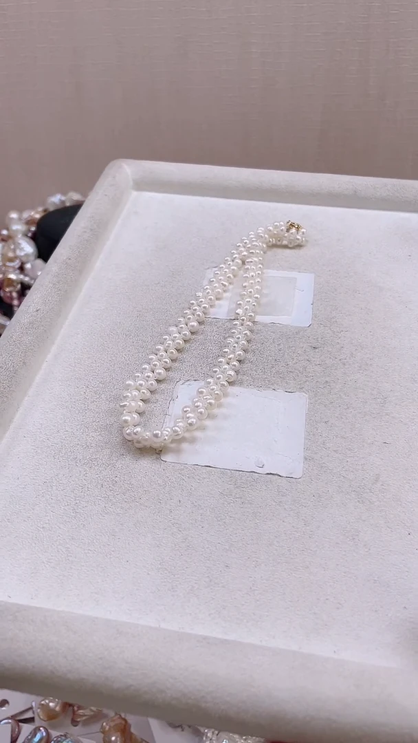 未镶嵌项链淡水珍珠【纯恬饰品】