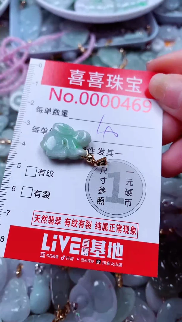 吊坠(不含链)未镶嵌翡翠469