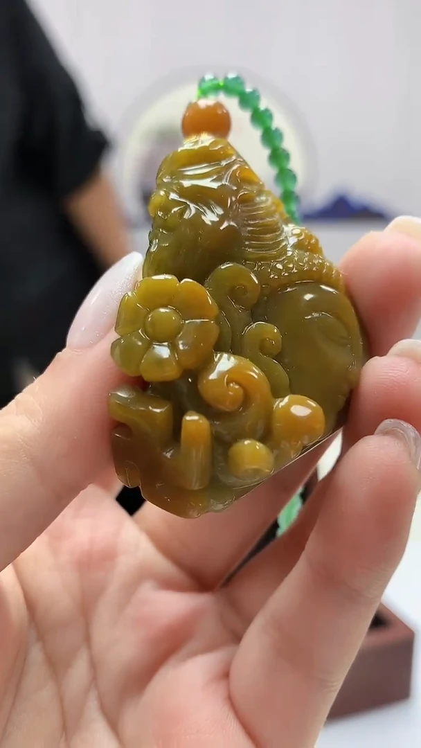 定制翡翠未镶嵌5145ms-毛货175佛魔赠珠链