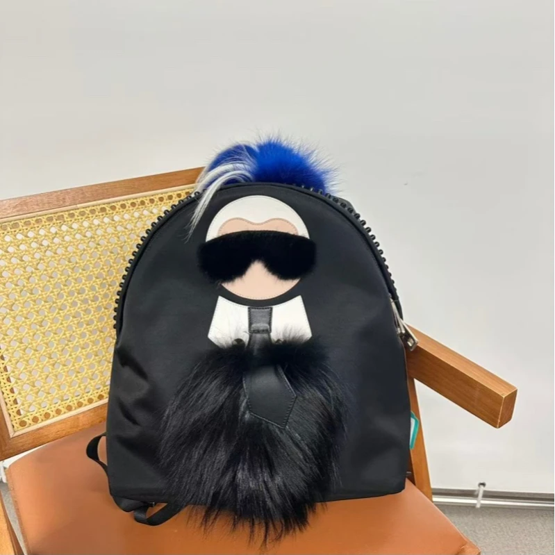 95新 FENDI/芬迪 乱乱子中古/女士/双肩包/112031