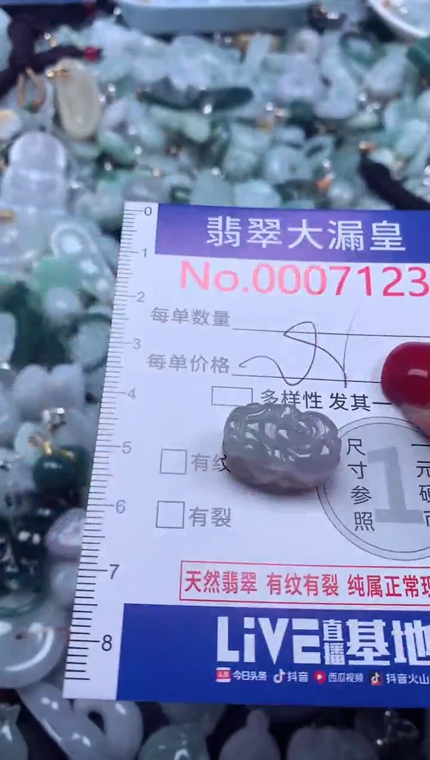 颈饰未镶嵌翡翠7123