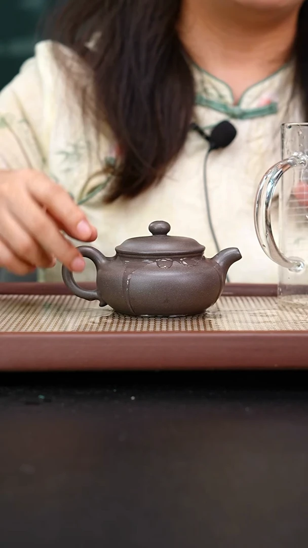 茶壶紫砂大水潭天青仿古吴