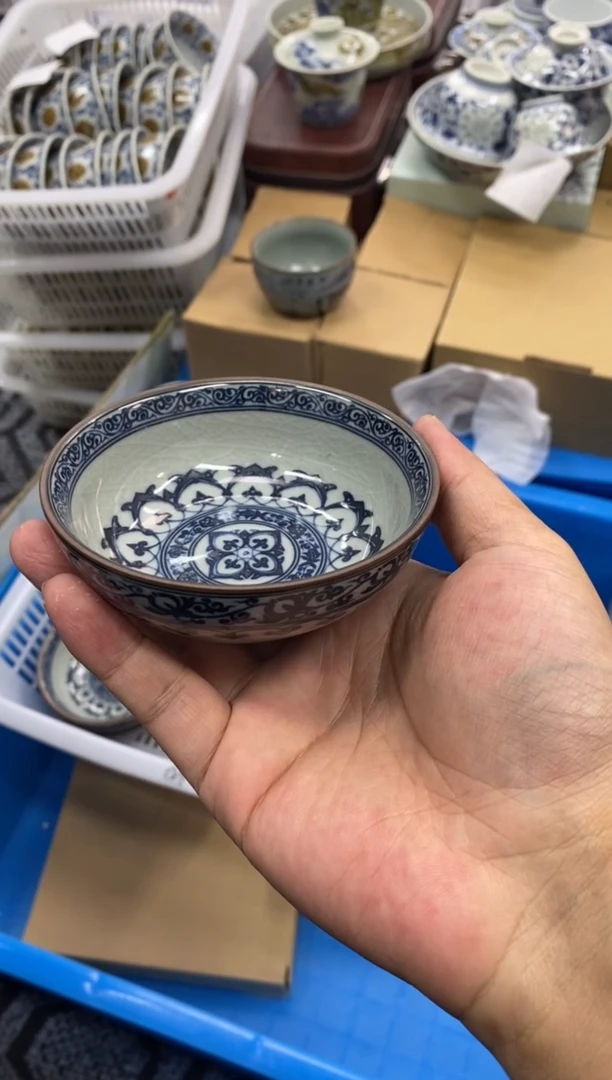陶瓷老陶泥工艺茶具容量约80