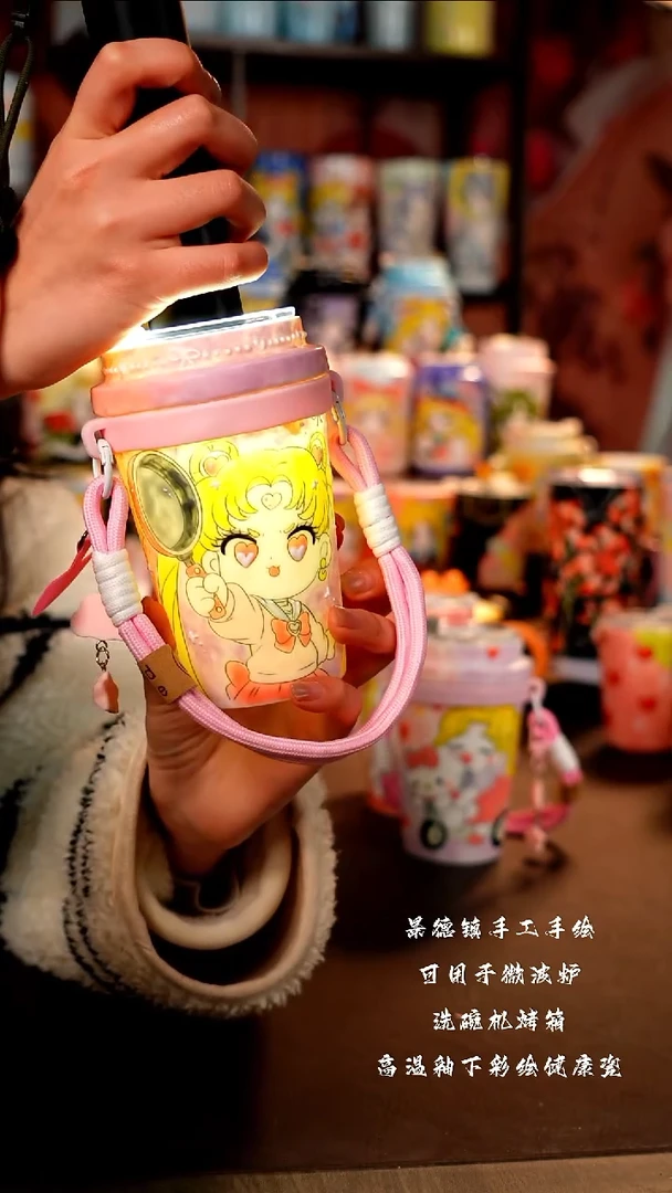 景德镇陶瓷手工手绘杯杯