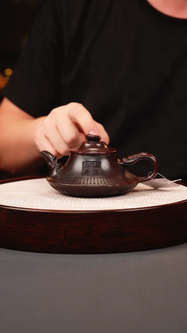茶壶紫砂古红泥滕王阁云炉