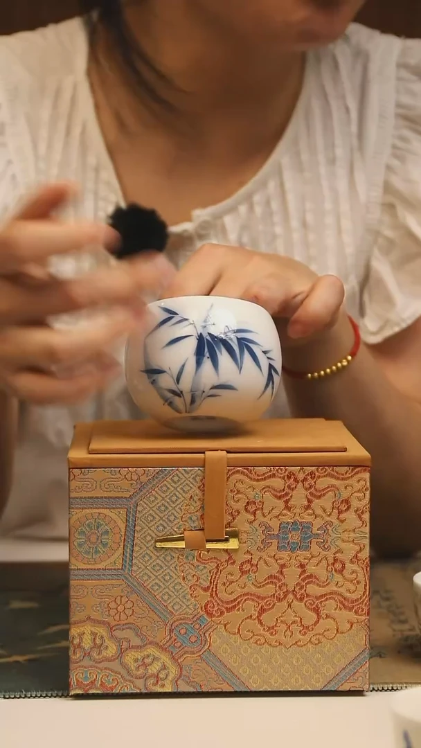 景德镇高温瓷冰种料竹子