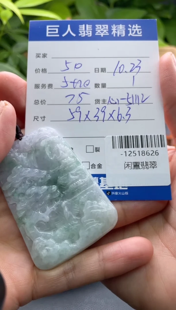 颈饰未镶嵌翡翠多人-12518626