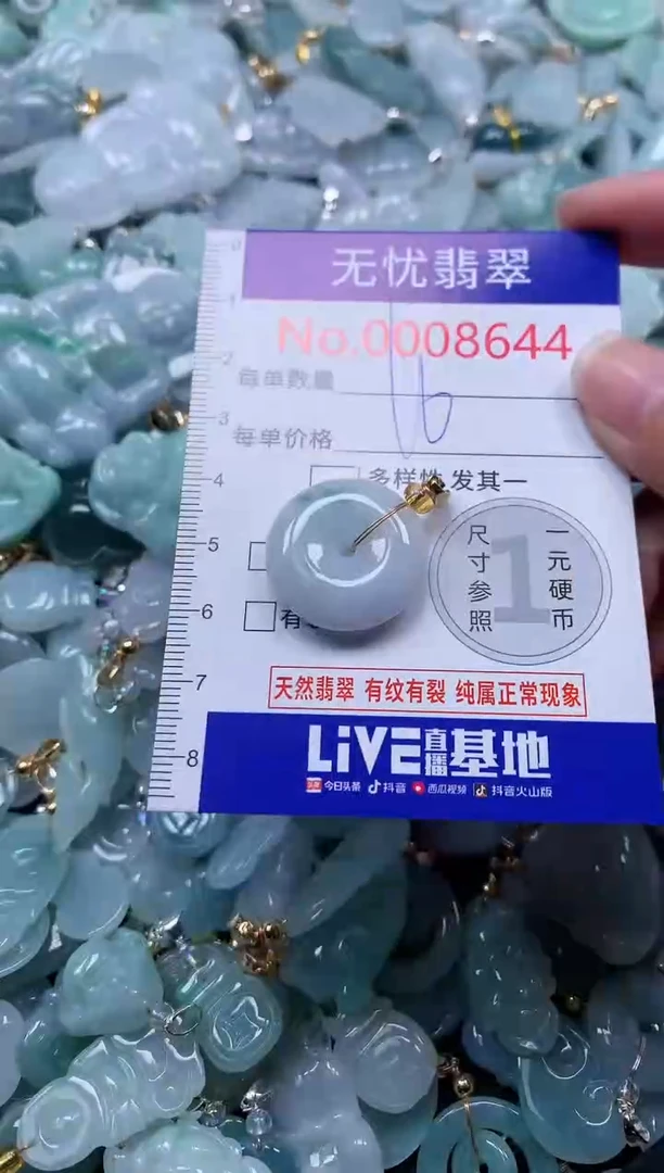 颈饰未镶嵌翡翠8644