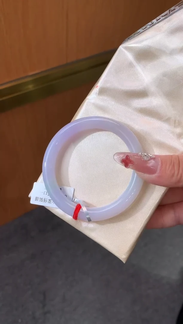 未镶嵌手镯翡翠-F41-圆条53