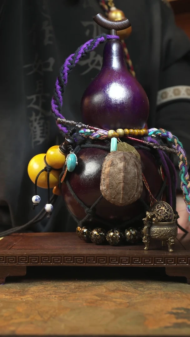 295大漆一物一拍记葫堂出品【不带手串】