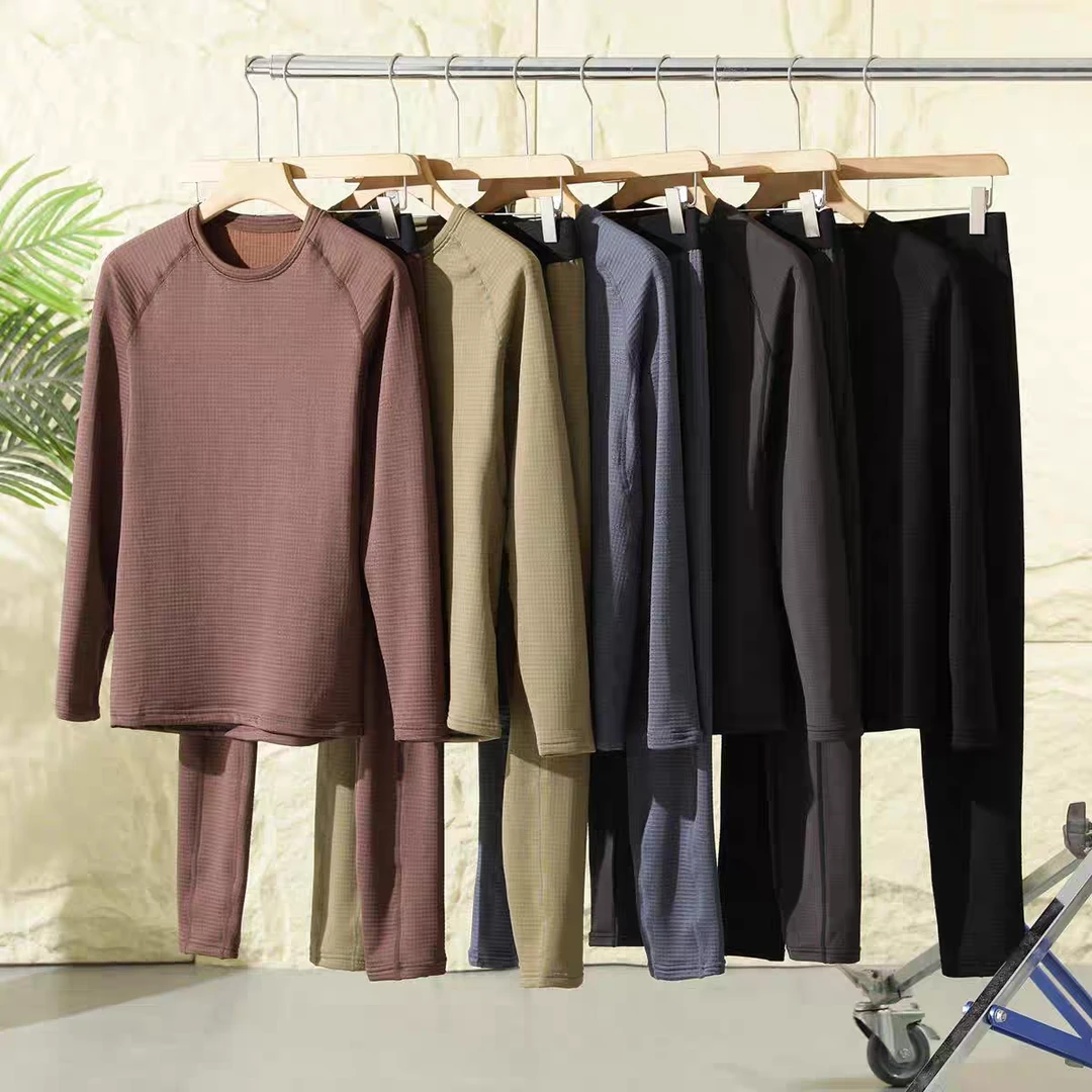 户外飞禽！3D立裁25秋冬男士吸湿排汗速干加绒保暖套装23117m