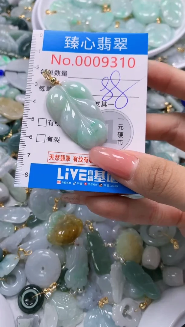 翡翠未镶嵌颈饰9310
