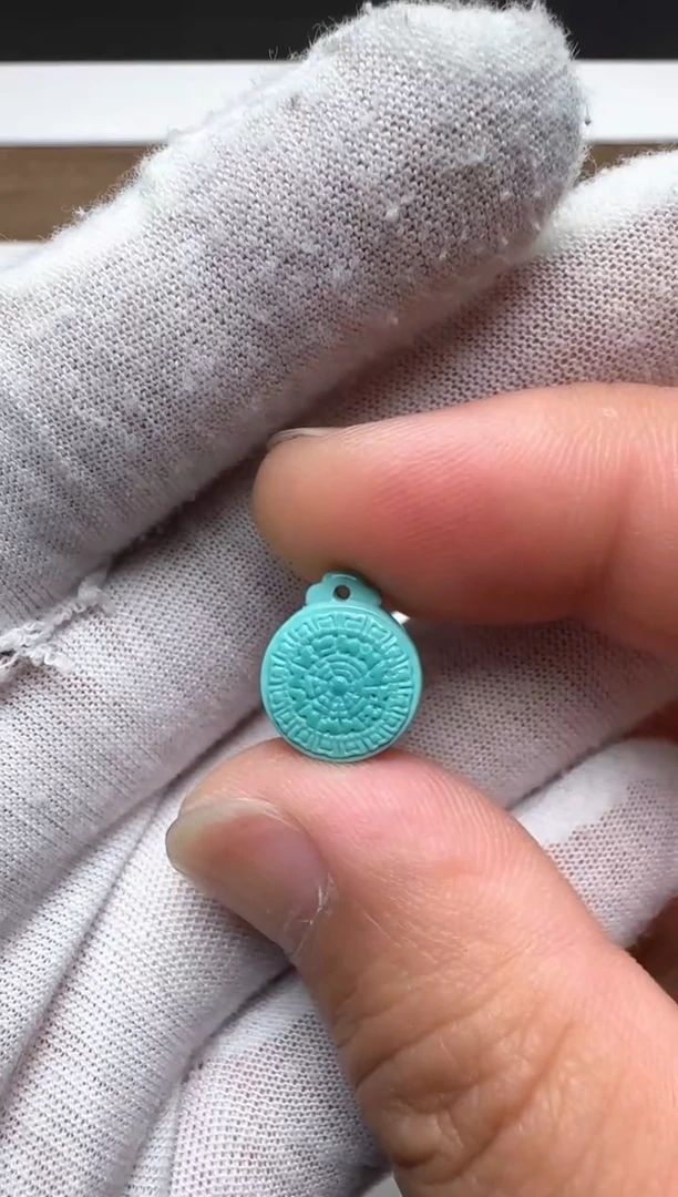 【闪购商品】绿松石九宫八卦牌未镶嵌左右12高14.2厚4.9