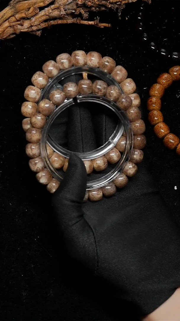 手串星月菩提焦糖粉果冻冰-S06-F