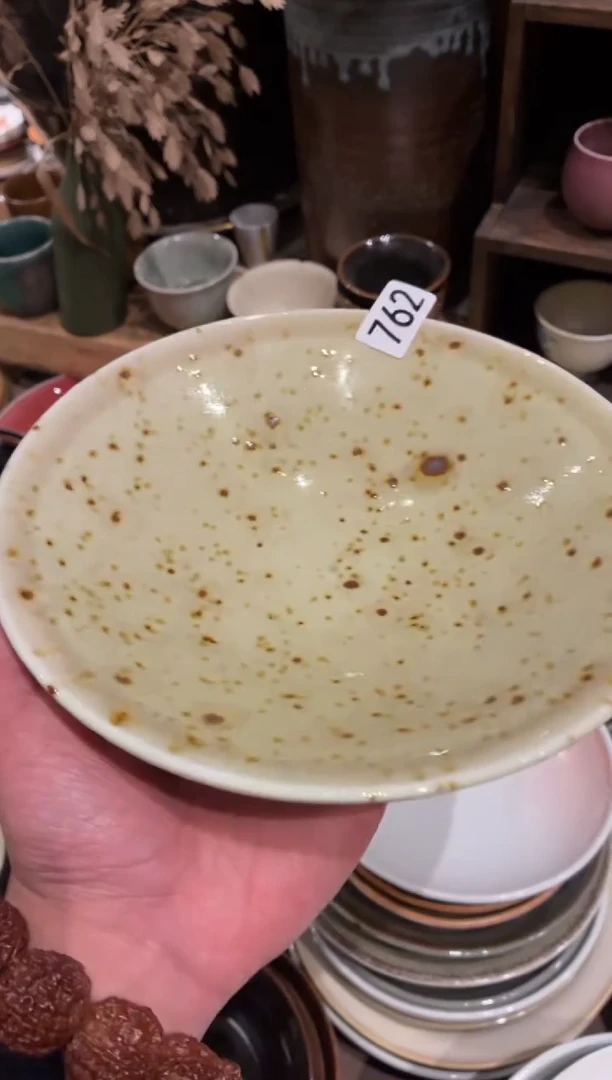 瓷片W*.762枣花斗盘1个