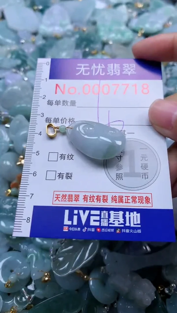 颈饰未镶嵌翡翠7718