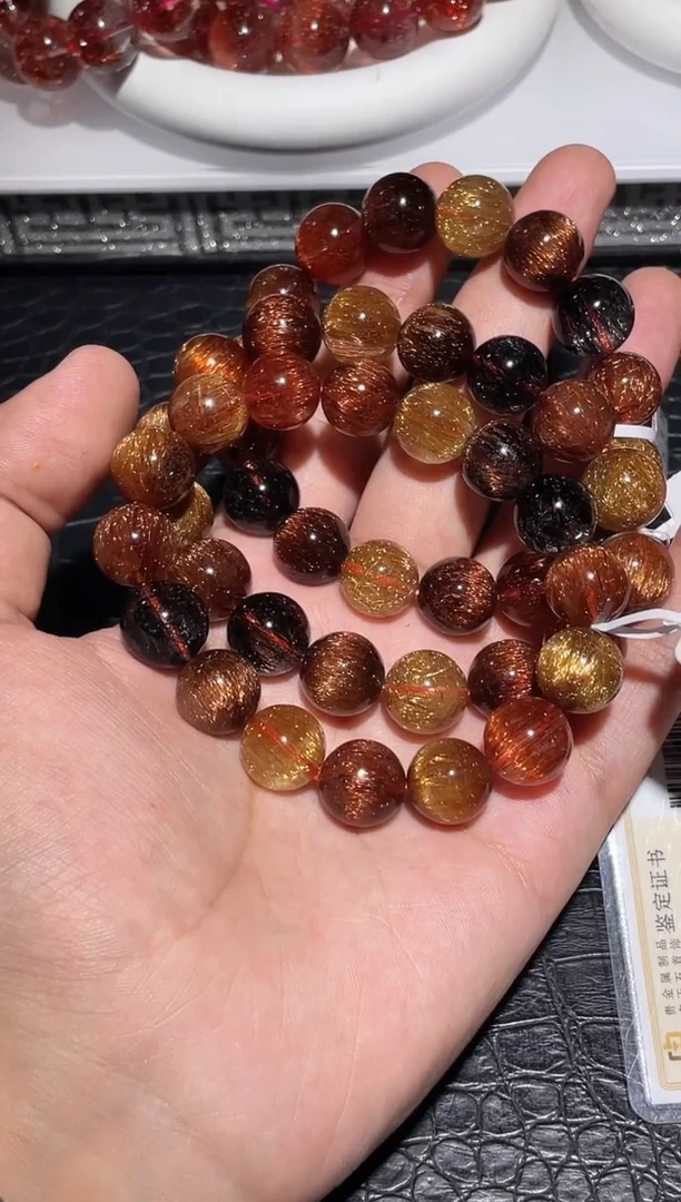 未镶嵌手链水晶彩发单圈A13（多样性发其一）