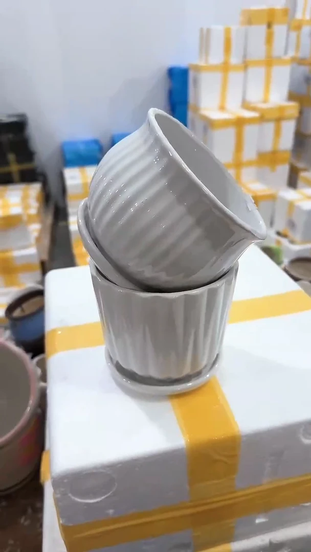 高温陶瓷花盆+E56