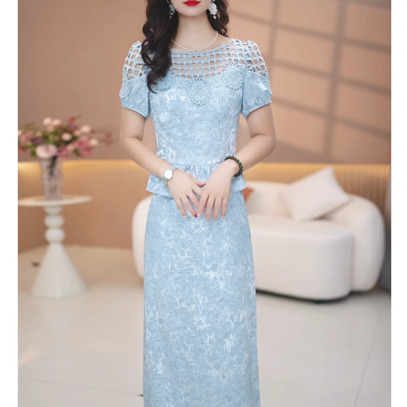 【套装定制】B1230上衣套裙优雅气质时尚减龄休闲显瘦夏季收腰