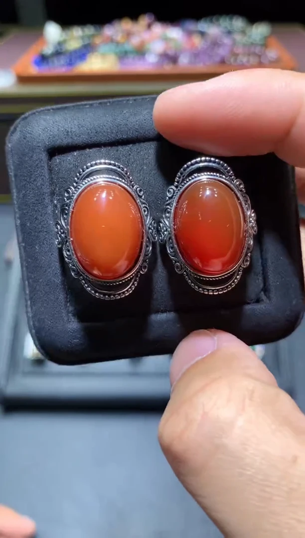 【闪购商品】玛瑙/玉髓冰红未镶嵌K10【多样性发其一】