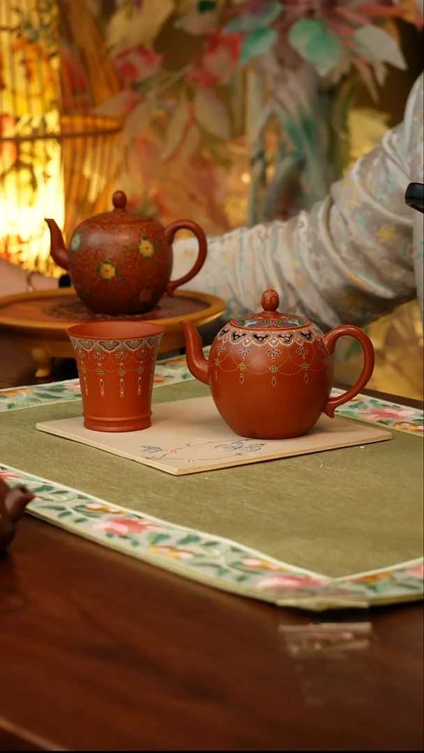 芳*宜兴紫砂原矿手工壶