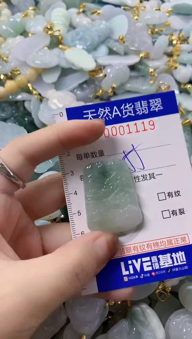 颈饰未镶嵌翡翠天然A货翡翠