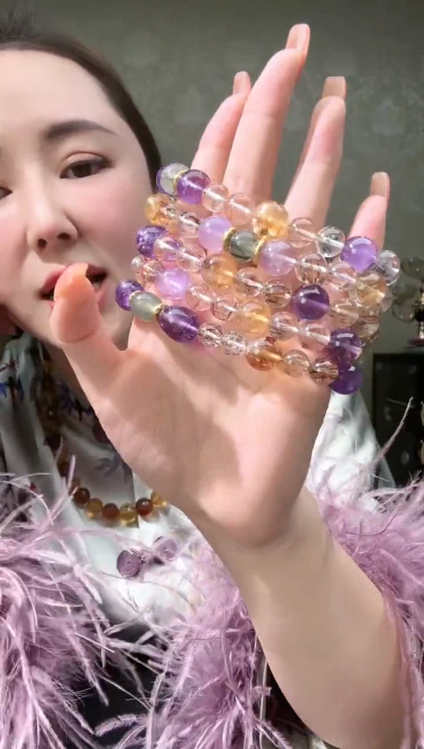 【闪购商品】水晶手串未镶嵌多样性发一件TZG0121103