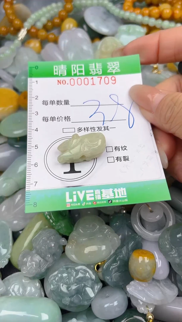 翡翠未镶嵌颈饰闪购0001709