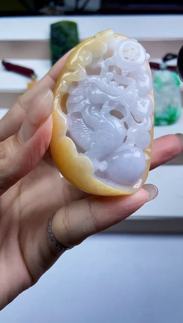 颈饰未镶嵌翡翠翡翠A货