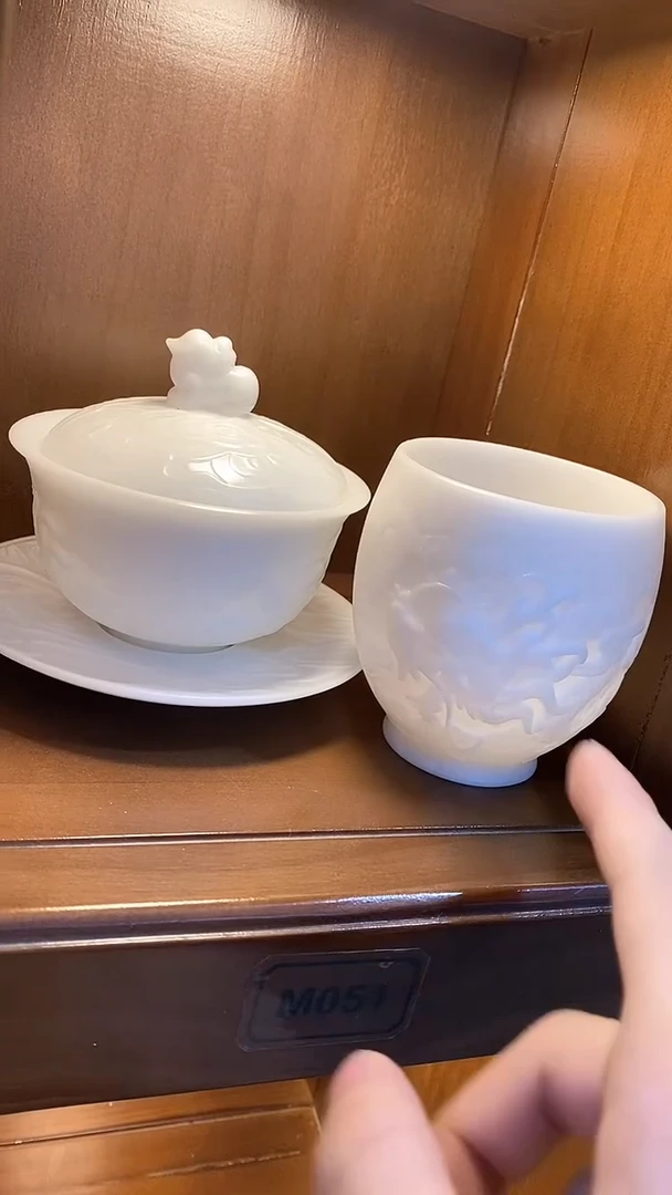 瓷片陶瓷茶器福利陈一套