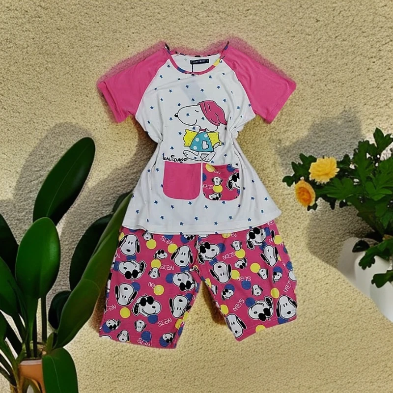 【慧姐】1150卡通新款时尚云柔睡衣套装家居服女