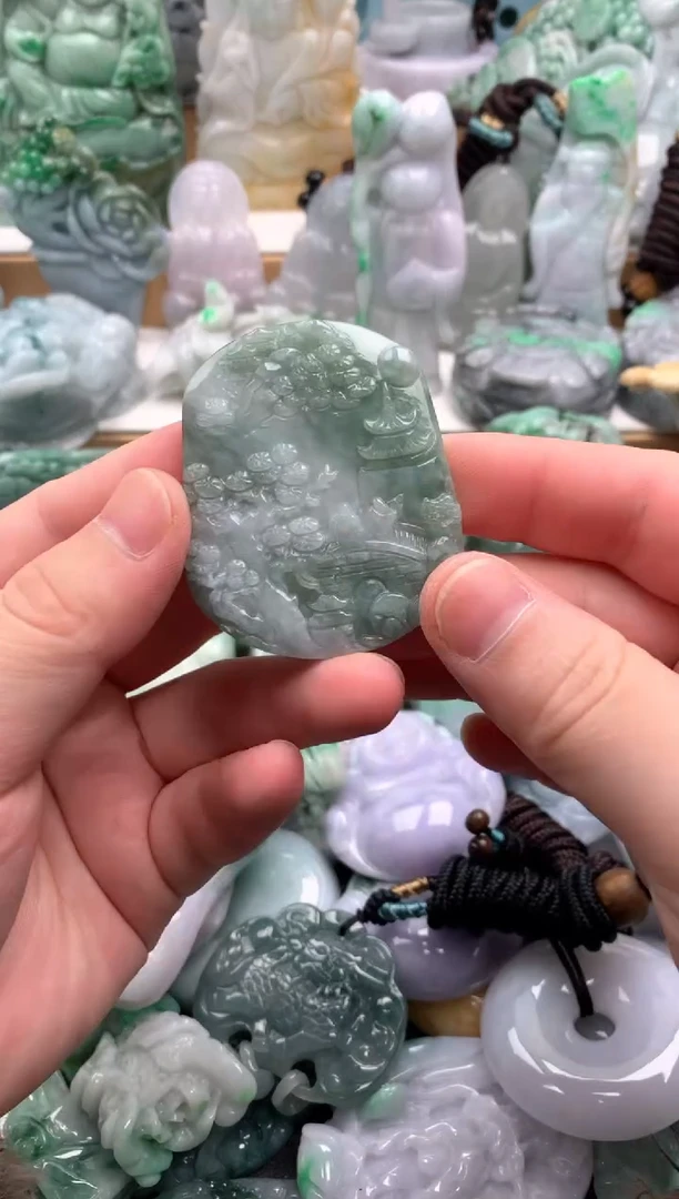 吊坠(不含链)未镶嵌翡翠1