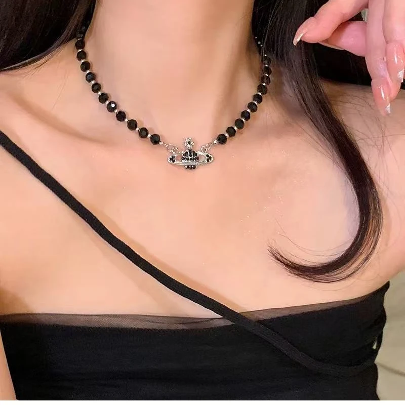 项链 黑星球项链手链