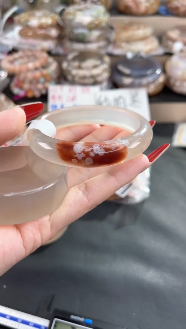 未镶嵌手镯石英质玉索*55