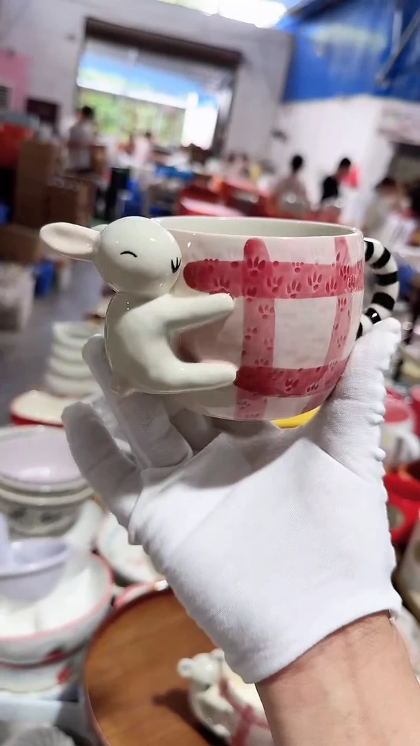 碗兔子杯 微瑕凑满20元包邮