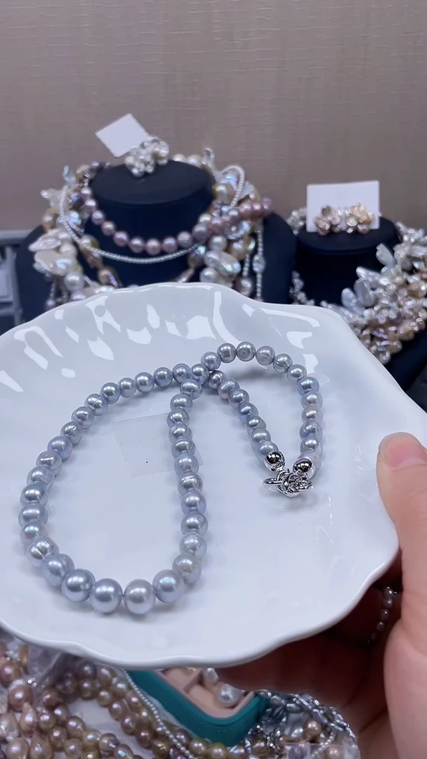 未镶嵌项链淡水珍珠【纯恬饰品】