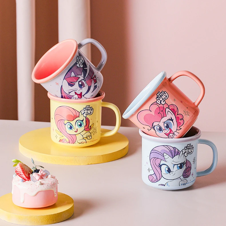 小马宝莉卡通可爱风手柄款高端马克杯可爱咖啡杯学生陶瓷杯情侣杯