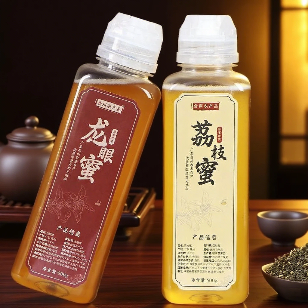 高州荔枝蜜原蜜500g/瓶天然无添加蜂蜜小包装